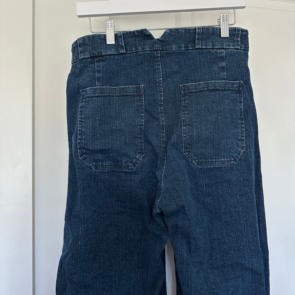 Loup (M) Sabrina Wide Leg Jeans Dark Wash Made in USA Sustainable - Picture 9 of 10